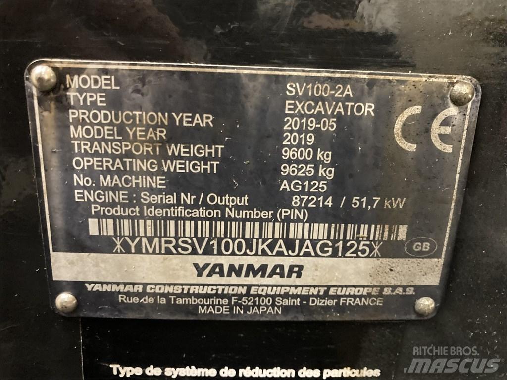 Yanmar SV 100-2A Escavatori medi 7t - 12t
