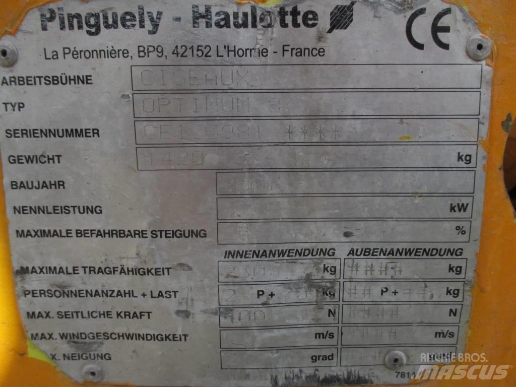 Haulotte Optimum  8 Piattaforme a pantografo