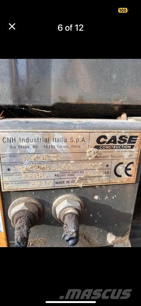 CASE CX 26 B ZTS Miniescavatori