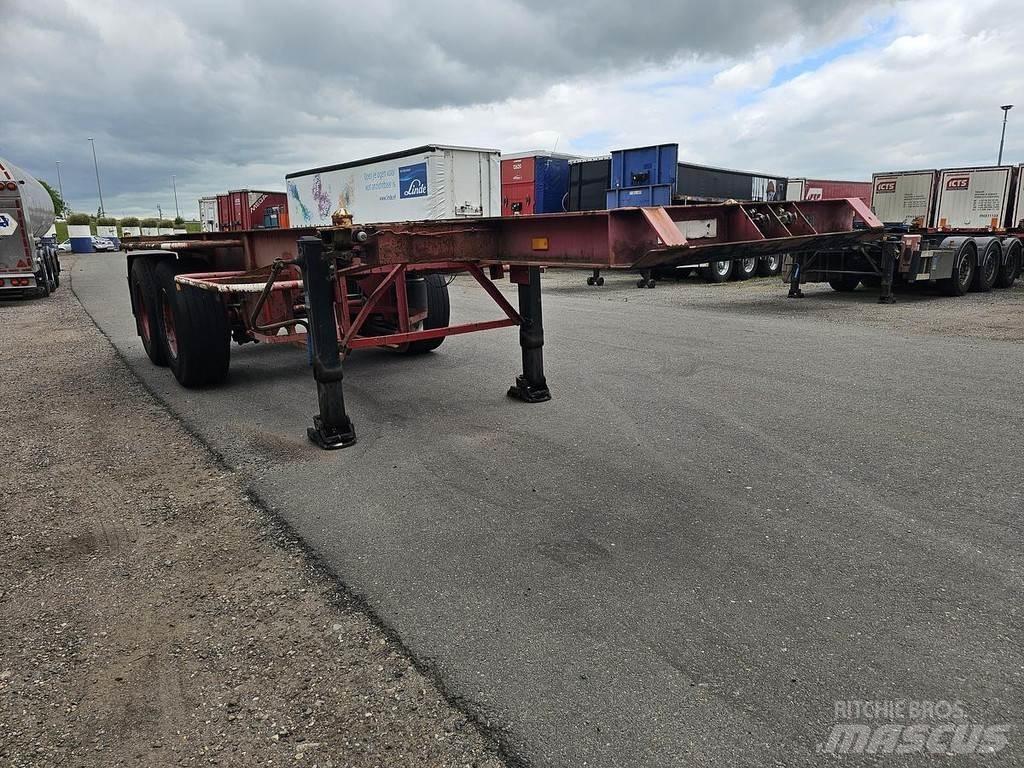 Pacton TXC 230-2 Semirimorchi portacontainer