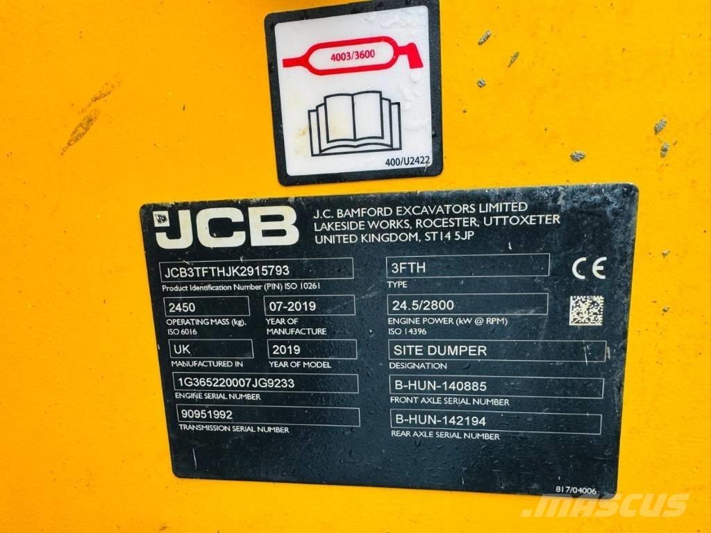 JCB 3 FTH Mini dumper