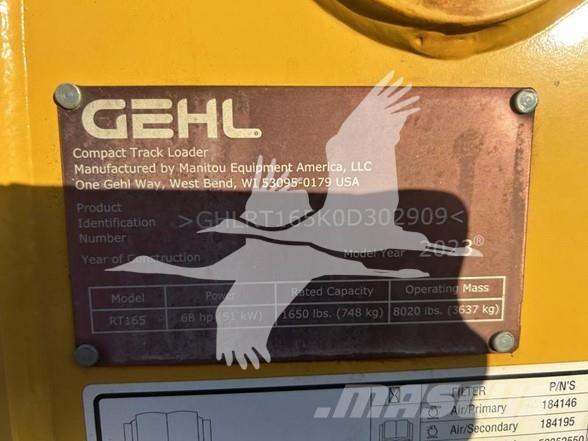 Gehl RT165 Mini Pale Gommate