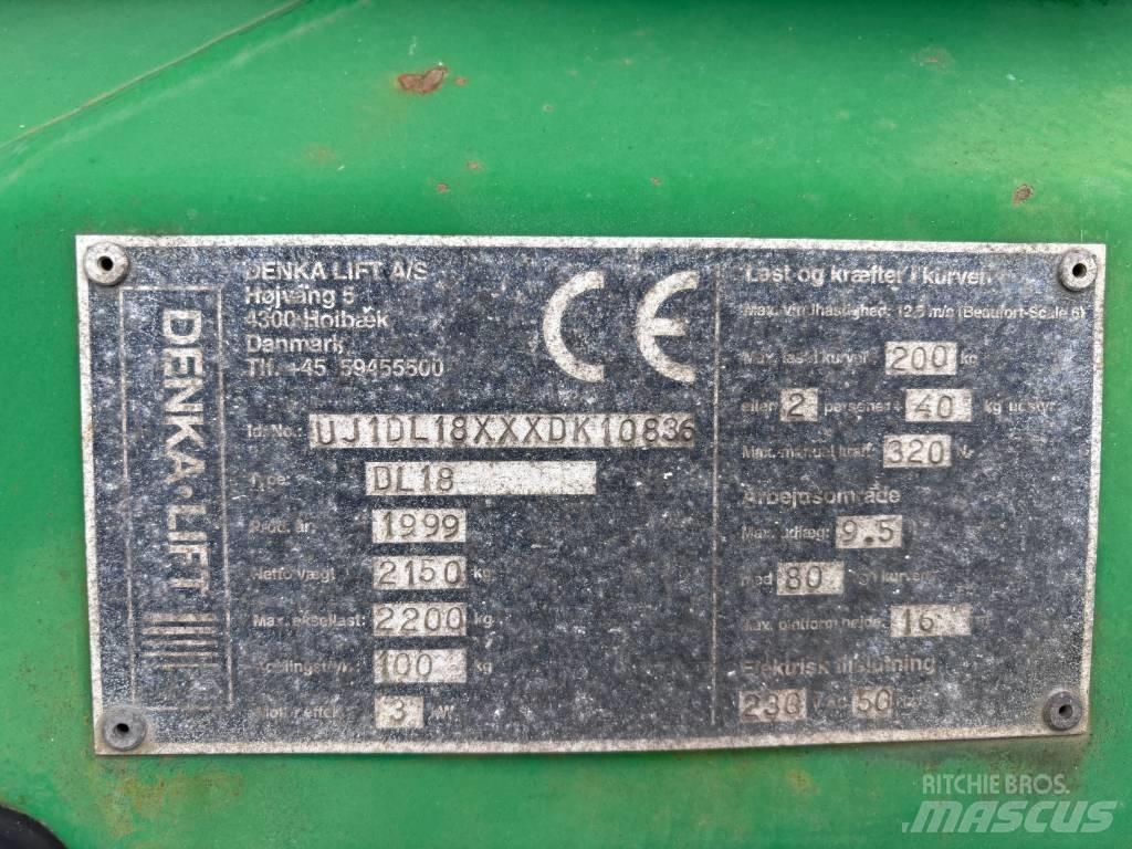 Denka-Lift DL 18 Piattaforme aeree su rimorchio