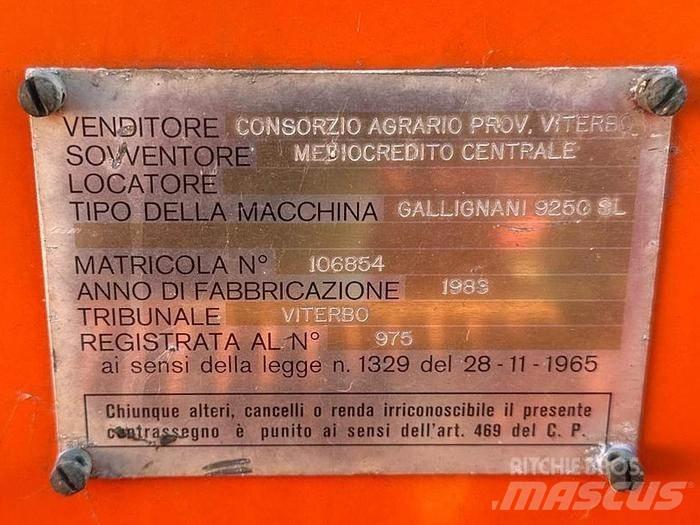  GALLICANI 9250SL Pinze per balle