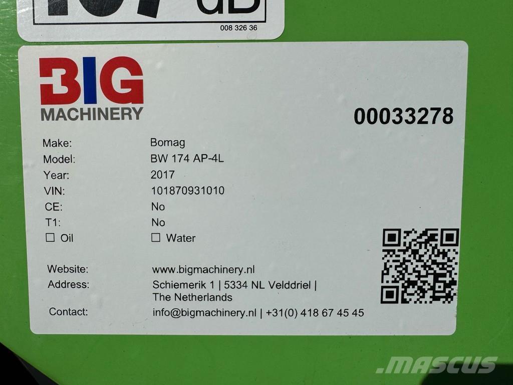 Bomag BW174 AP-4i Rulli a doppio tamburo