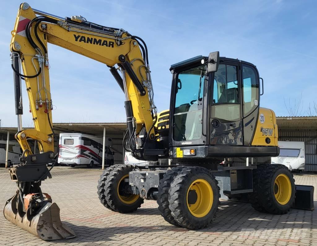 Yanmar B 95 W Escavatori gommati