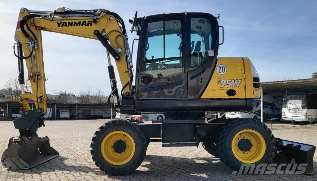 Yanmar B 95 W Escavatori gommati