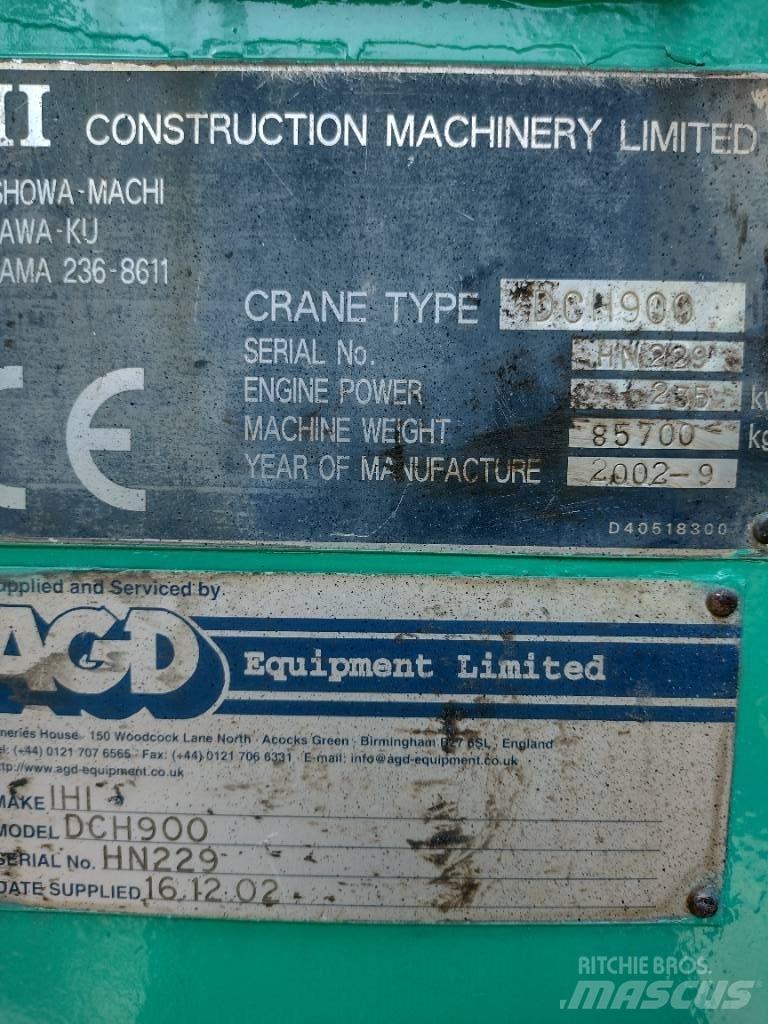 IHI DCH900 Gru cingolate
