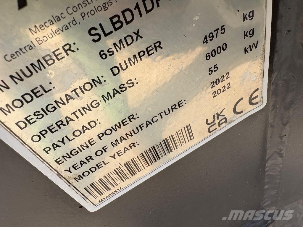 Mecalac 6 SMDX Mini dumper