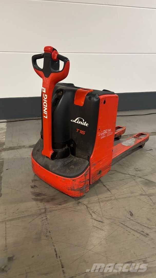 Linde T16 Transpallet uomo a terra