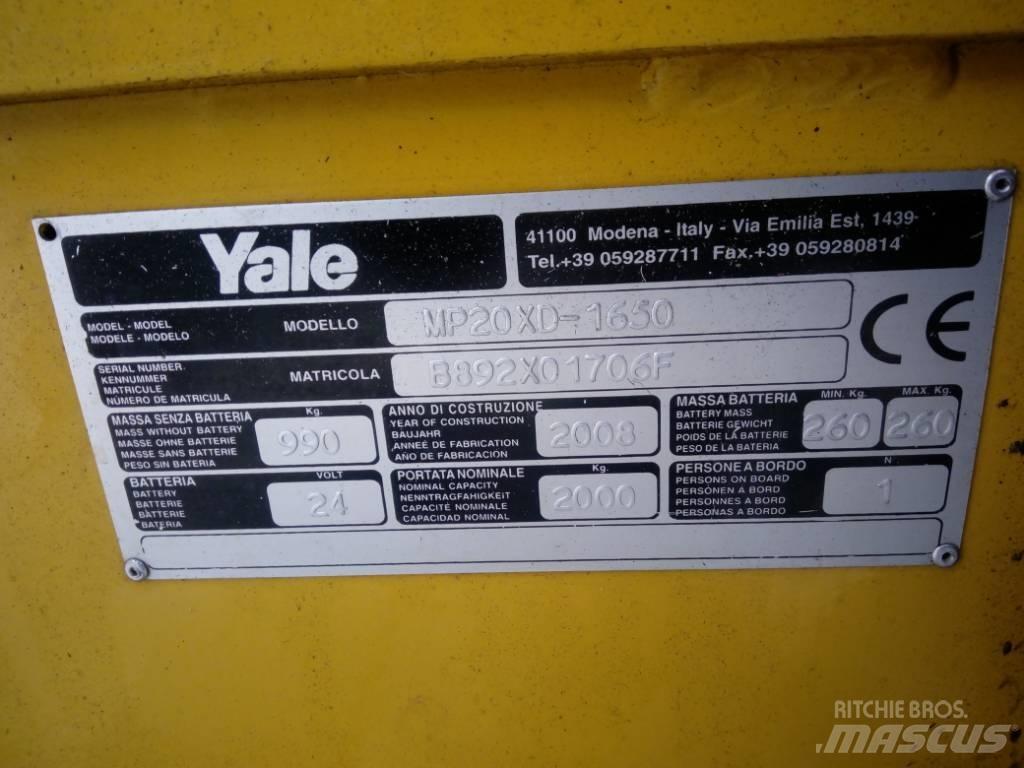 Yale MP 20 XD Carrelli elevatori bassi a piattaforma