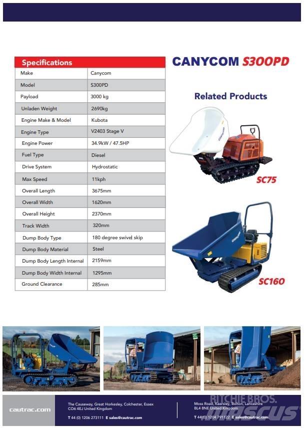 Canycom s300 Dumper cingolati