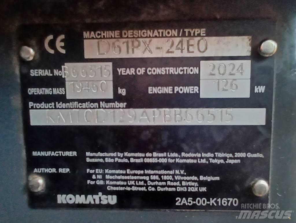 Komatsu D61PX-24 Dozer cingolati