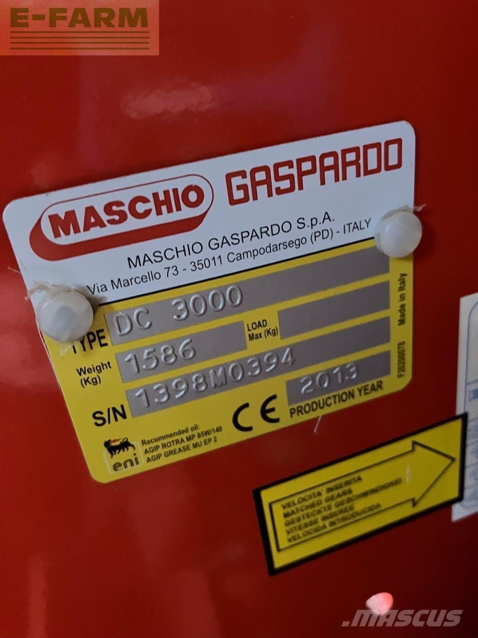 Maschio DC 3000 Erpici rotanti e motozappe
