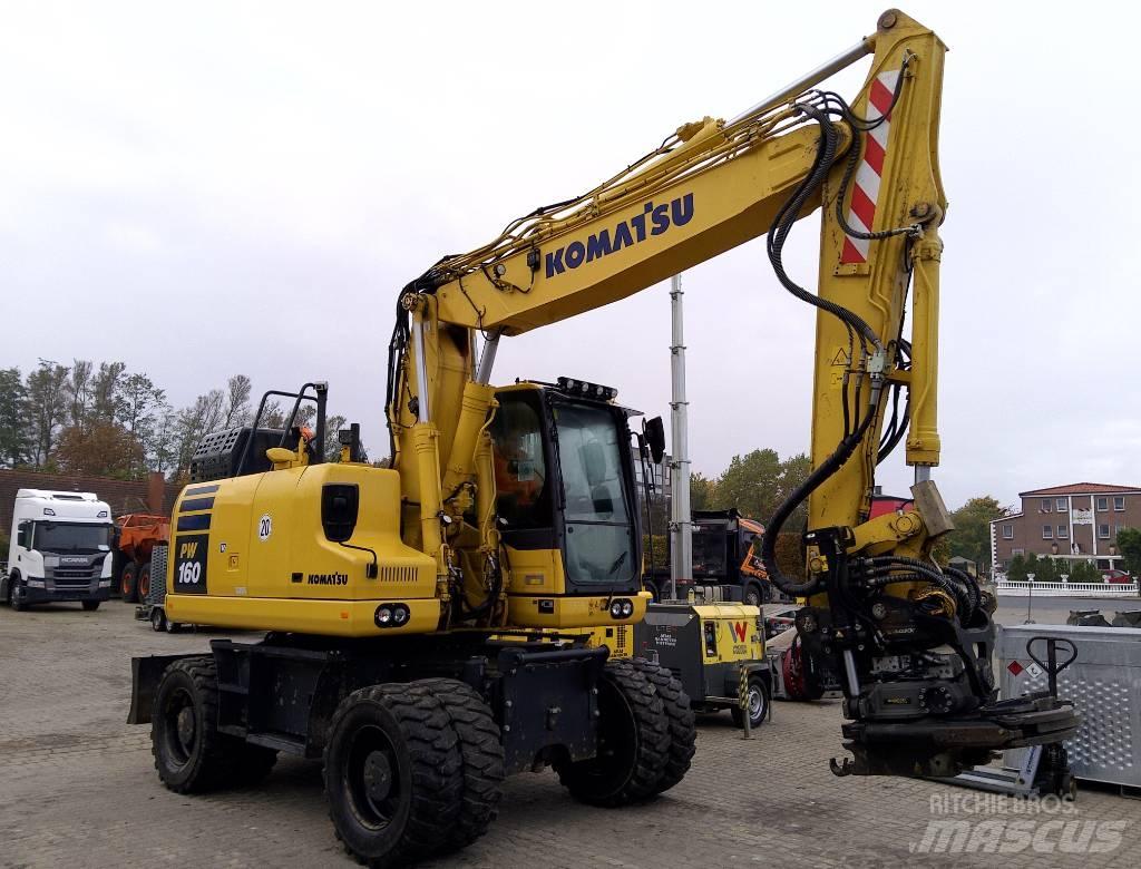 Komatsu PW160-11 Escavatori gommati