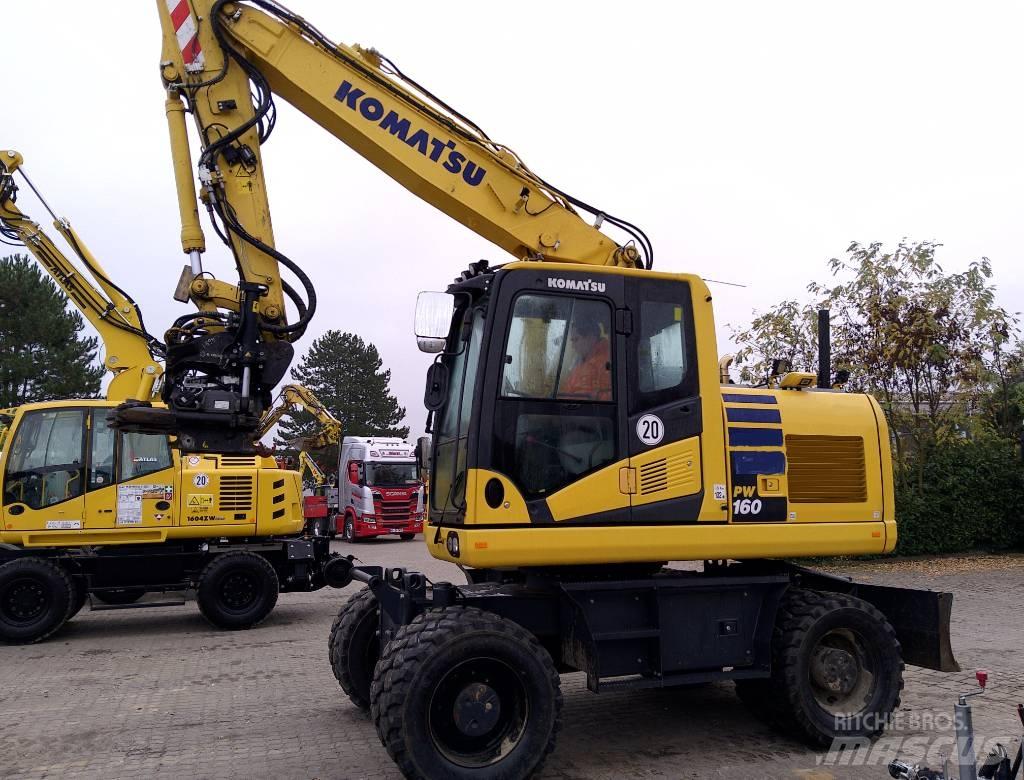 Komatsu PW160-11 Escavatori gommati