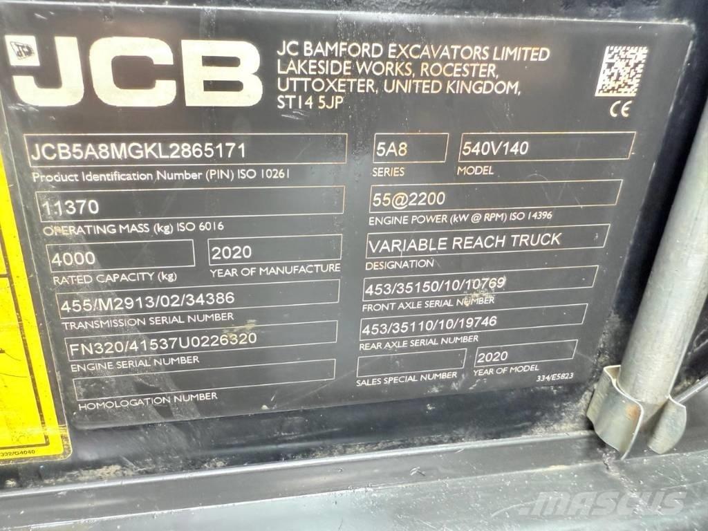 JCB 540-140 Sollevatori telescopici