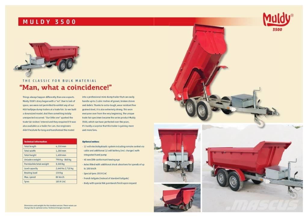  Muldy 3500 Rimorchi ribaltabili