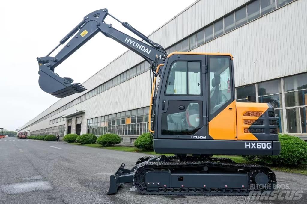 Hyundai HX 60 Escavatori gommati
