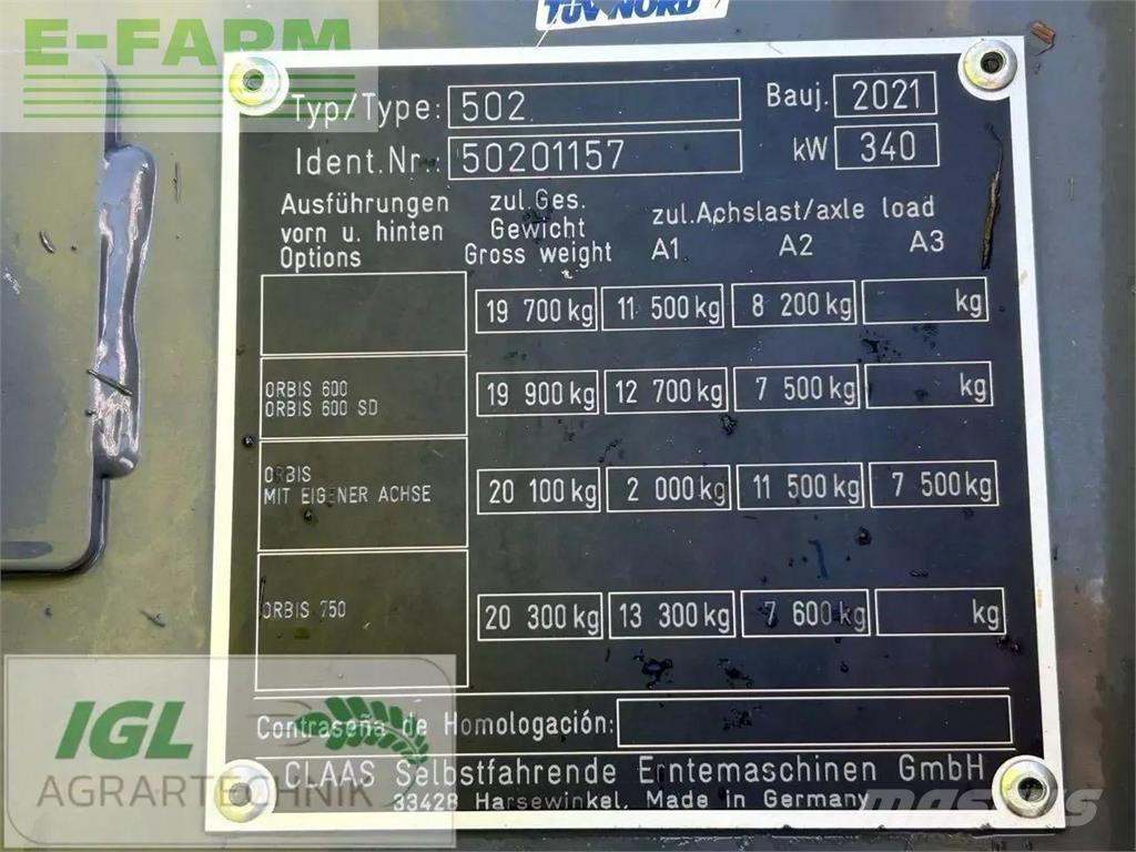 CLAAS jaguar 930 Trince semoventi