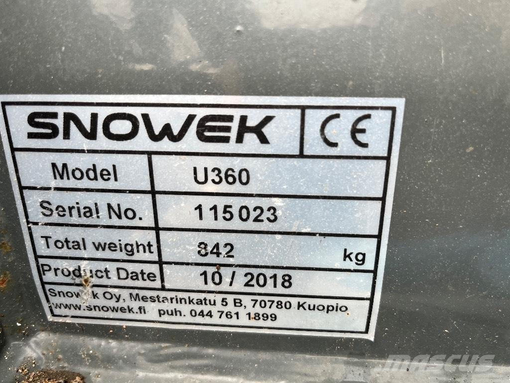 Snowek U360 Lame spazzaneve e aratri