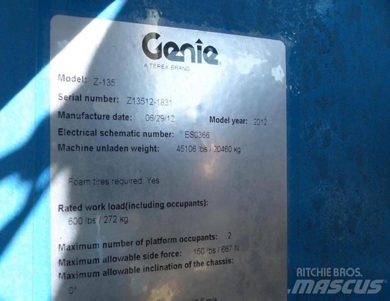 Genie Z135 Piattaforme a braccio articolato