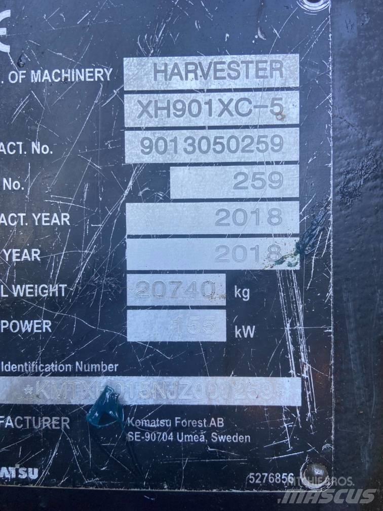 Komatsu 901XC Abbattitrici, Disboscatrici