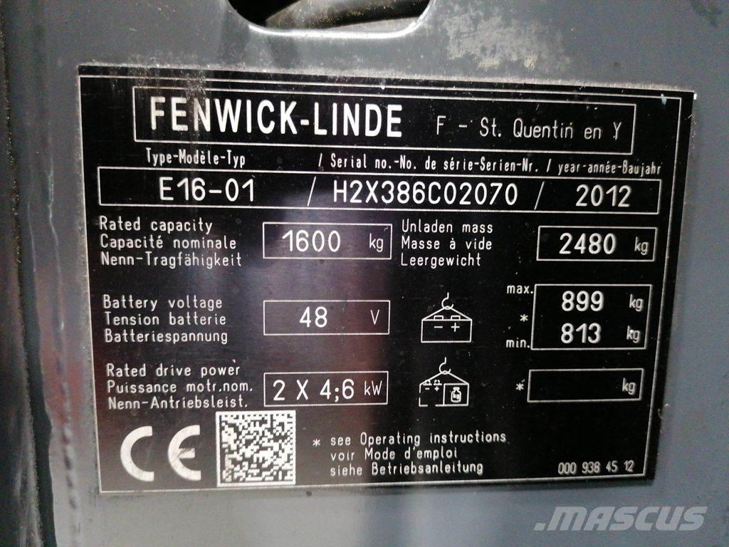 Linde E16-01 Carrelli elevatori elettrici