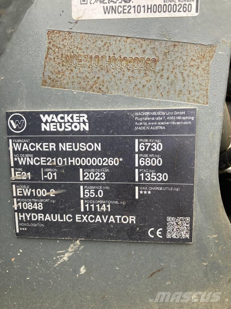 Wacker Neuson EW 100 Escavatori gommati