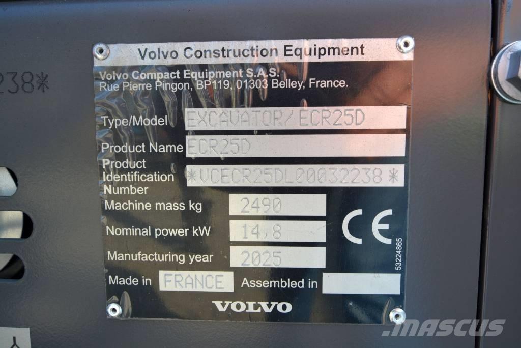 Volvo ECR 25 D Miniescavatori