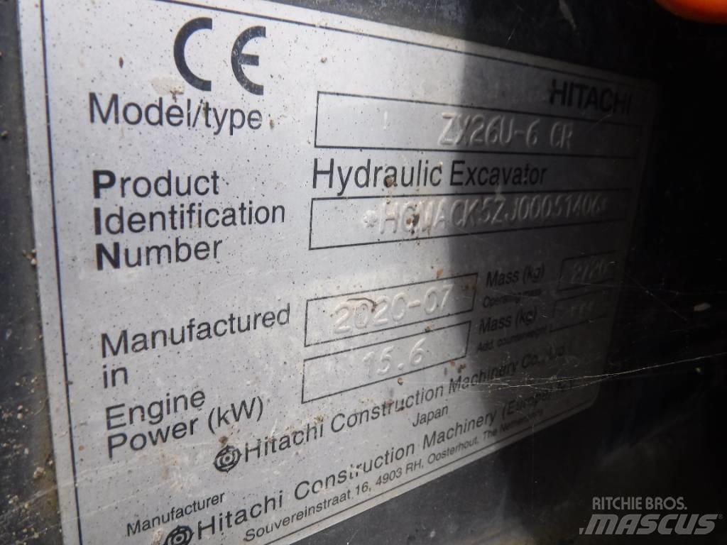 Hitachi ZX 26 U-6 Miniescavatori