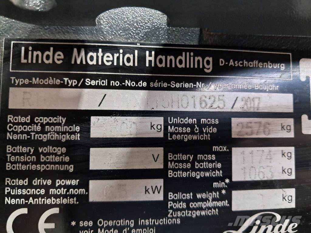 Linde R16S Carrello retrattile