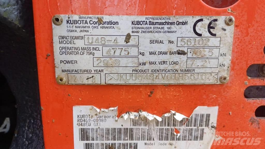 Kubota U 48-4 Miniescavatori