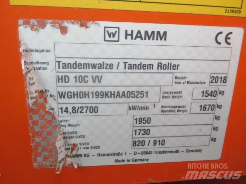 Hamm HD 10 C VV Rulli a doppio tamburo