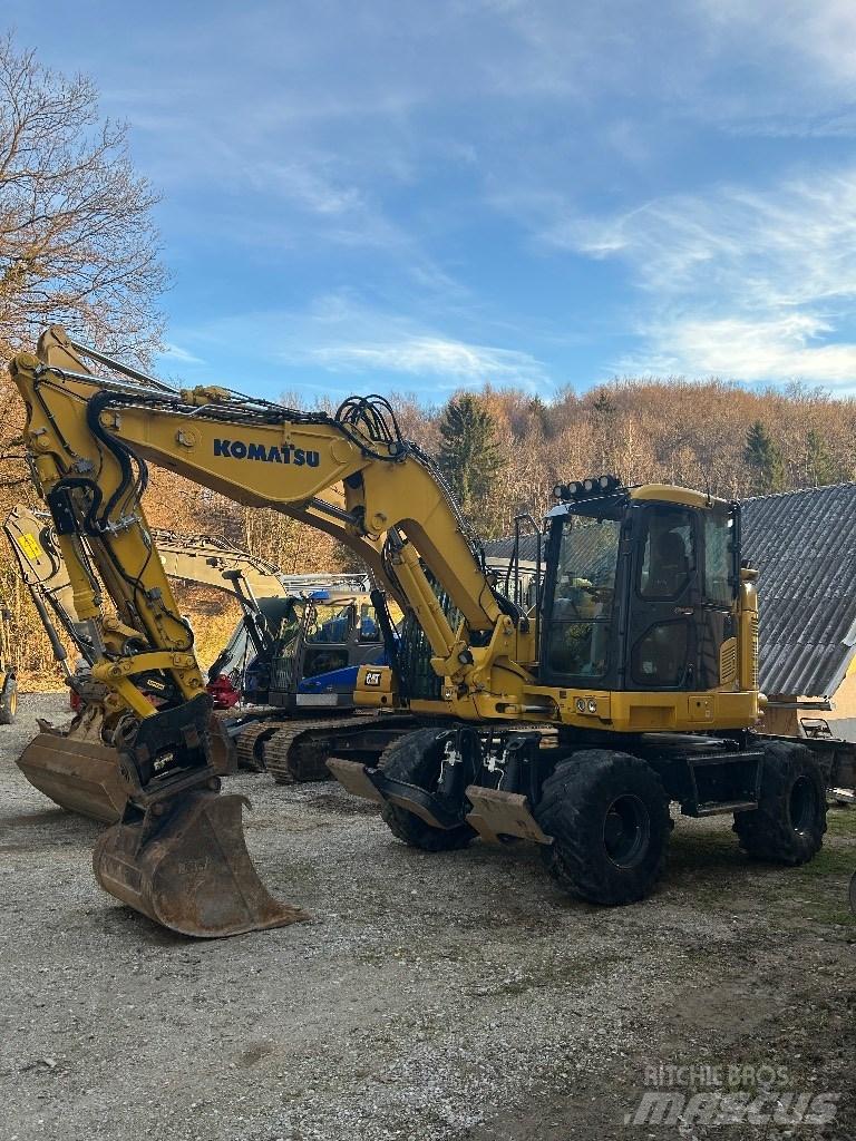 Komatsu Pw118mr11 Escavatori gommati