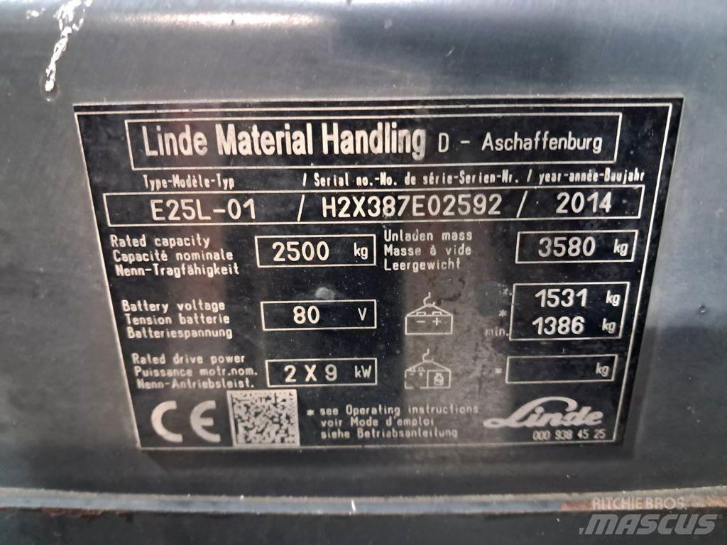 Linde E25L-01 Carrelli elevatori elettrici