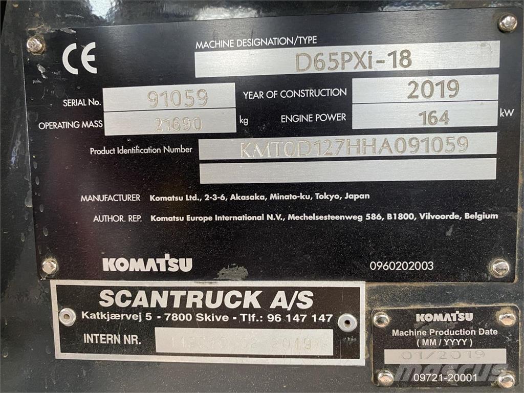 Komatsu D65PXI-18 Dozer cingolati