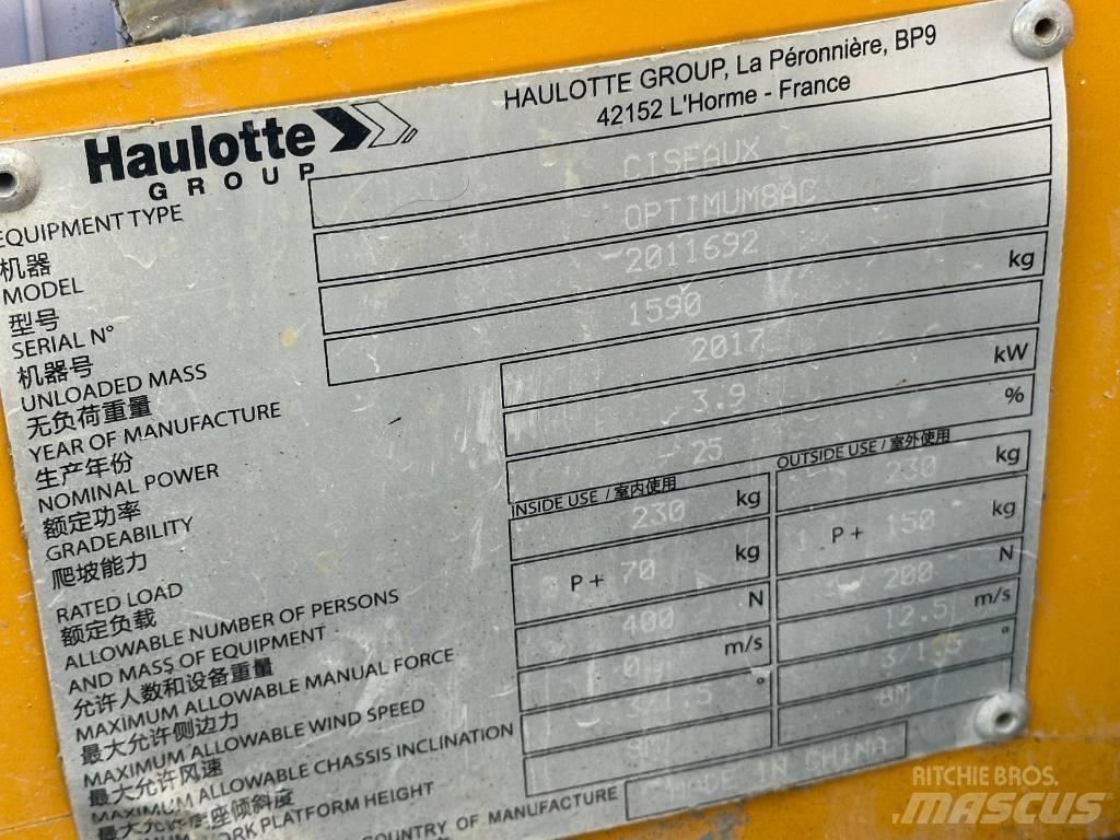 Haulotte OPTIMUM 8 Piattaforme a pantografo