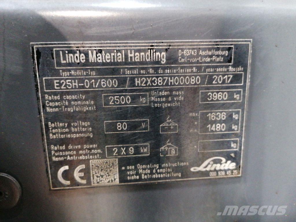 Linde E25H-01/600 Carrelli elevatori elettrici