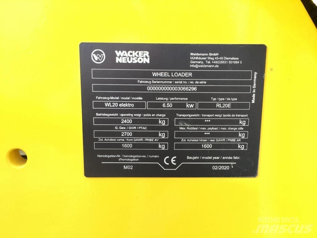 Wacker Neuson WL20e Pale gommate