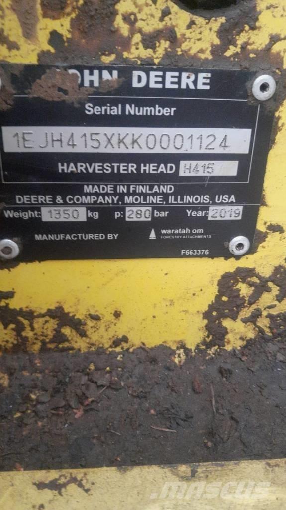 John Deere 1270 E Abbattitrici, Disboscatrici