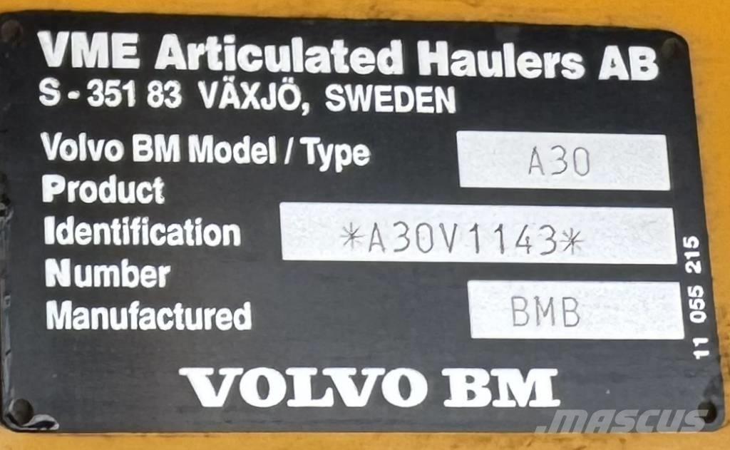 Volvo A 30 Dumpers articolati