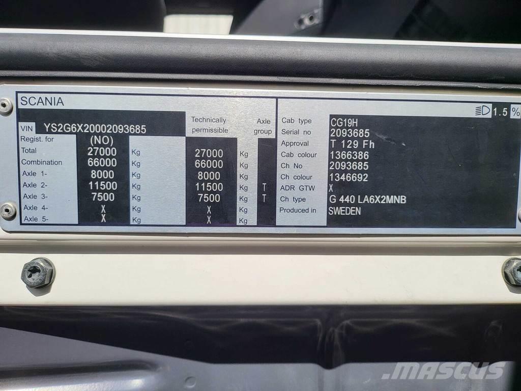 Scania G440 6X2 Motrici e Trattori Stradali