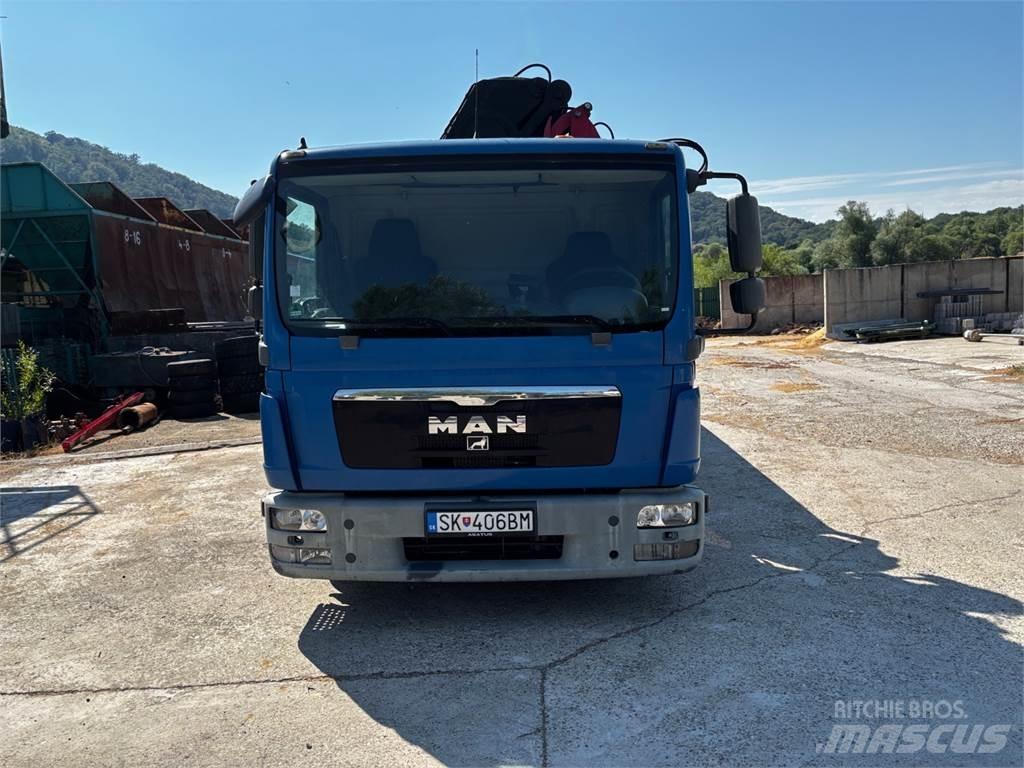 MAN TGL 12.180 + HR Camion con sponde ribaltabili