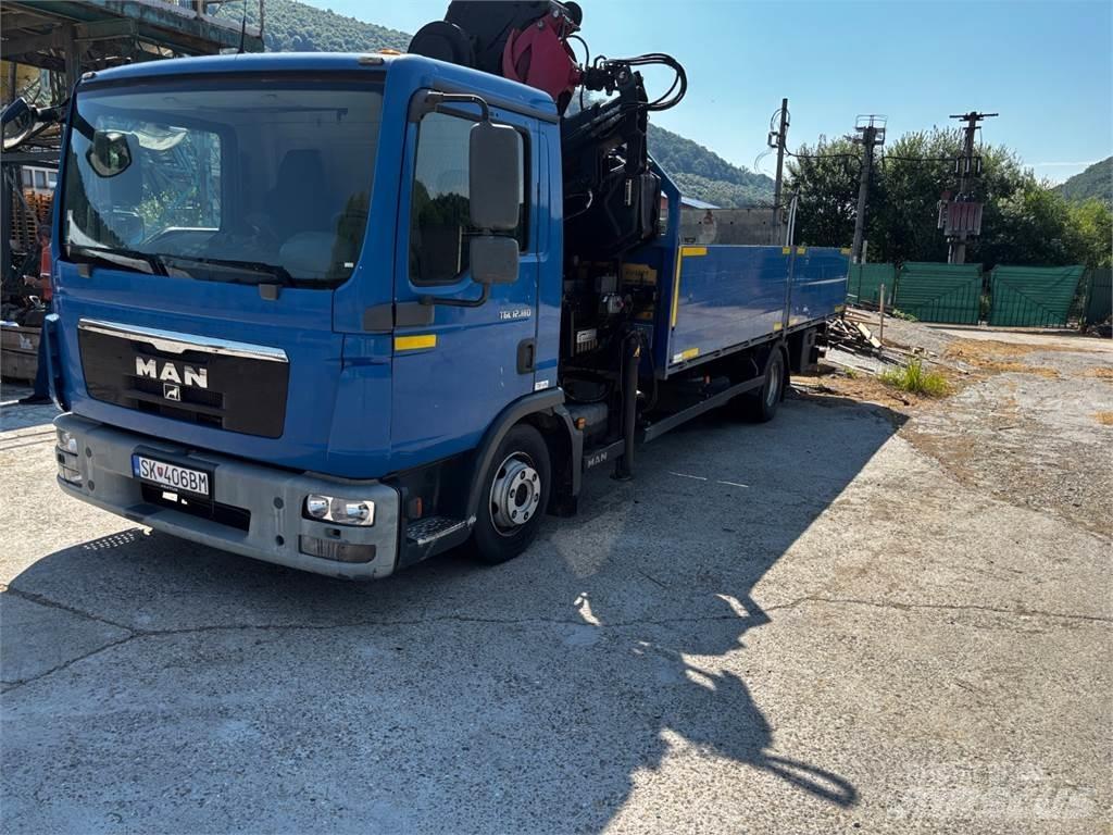MAN TGL 12.180 + HR Camion con sponde ribaltabili