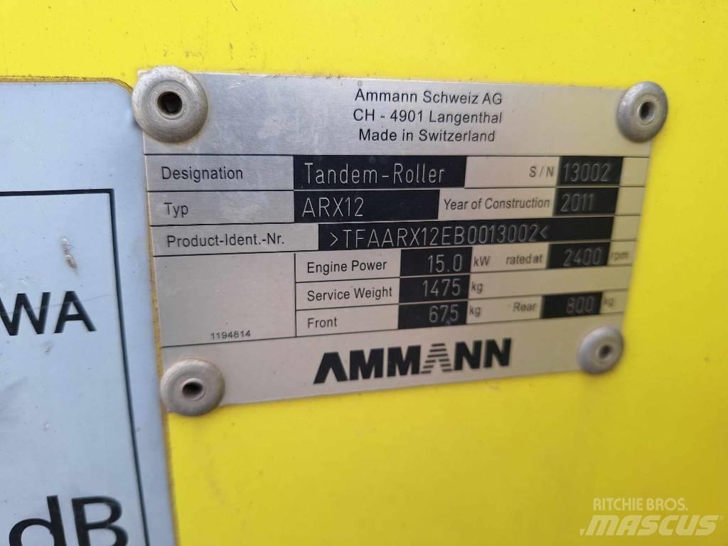 Ammann ARX 12 Rulli a doppio tamburo