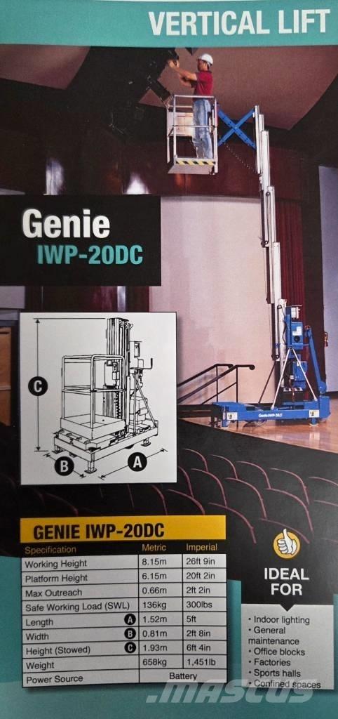 Genie IWP 20 S Sollevatori verticali