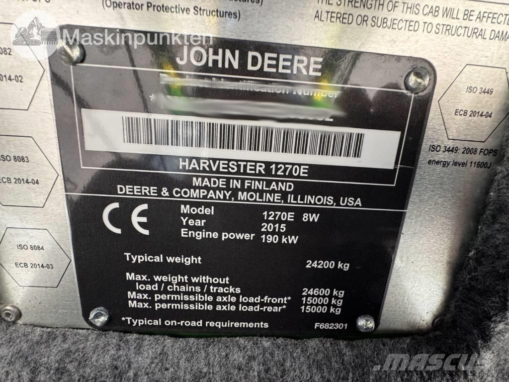 John Deere 1270 E Abbattitrici, Disboscatrici