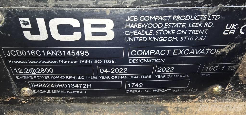 JCB 16C-1 Miniescavatori