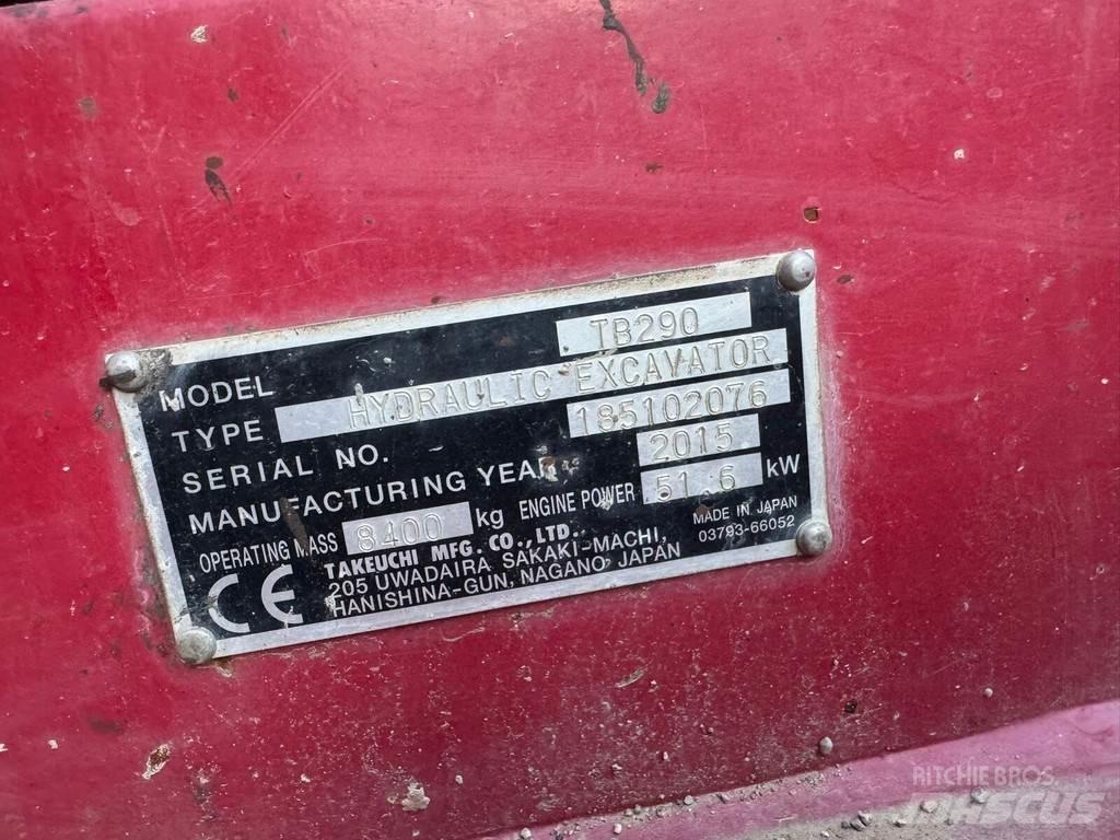 Takeuchi TB 290 Escavatori cingolati